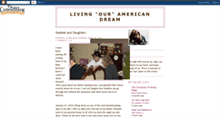 Desktop Screenshot of livingouramericandream.blogspot.com