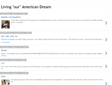 Tablet Screenshot of livingouramericandream.blogspot.com