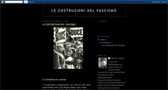 Desktop Screenshot of lecostruzionidelfascismo.blogspot.com