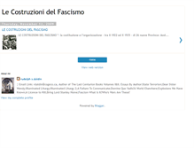 Tablet Screenshot of lecostruzionidelfascismo.blogspot.com