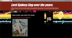 Desktop Screenshot of lordsydneylingovertheyears.blogspot.com