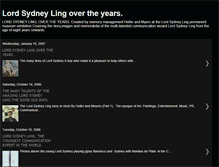 Tablet Screenshot of lordsydneylingovertheyears.blogspot.com