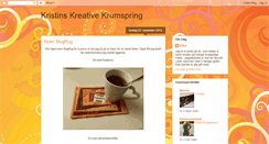 Desktop Screenshot of kristinskreativekrumspring.blogspot.com