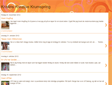 Tablet Screenshot of kristinskreativekrumspring.blogspot.com