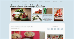 Desktop Screenshot of jeanetteshealthyliving.blogspot.com