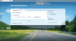 Desktop Screenshot of followinghimalone.blogspot.com