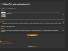 Tablet Screenshot of civilizacoesprecolombianas.blogspot.com