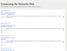 Tablet Screenshot of composing-the-semantic-web.blogspot.com