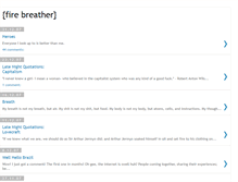 Tablet Screenshot of firebreatherzine.blogspot.com