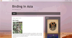 Desktop Screenshot of birdinginasia.blogspot.com