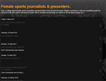 Tablet Screenshot of femalesportsjournalists.blogspot.com