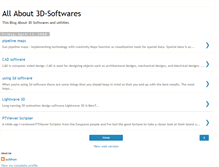 Tablet Screenshot of 3d-softwares.blogspot.com