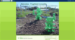 Desktop Screenshot of naturaleza-fragilidadirrompible.blogspot.com