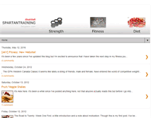 Tablet Screenshot of dineinhellspartantraining.blogspot.com