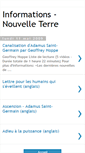 Mobile Screenshot of infonouvelleterre.blogspot.com