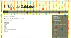 Desktop Screenshot of elblogdegaldabel.blogspot.com