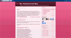 Desktop Screenshot of mrsvesterman.blogspot.com