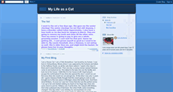 Desktop Screenshot of mylifeasacat.blogspot.com