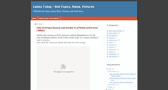 Desktop Screenshot of lanka-today.blogspot.com
