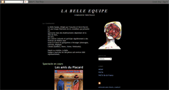 Desktop Screenshot of belle-equipe.blogspot.com