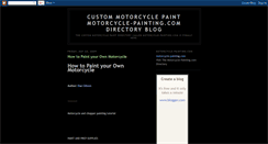 Desktop Screenshot of custommotorcyclepaint.blogspot.com