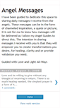 Mobile Screenshot of dailyangelmessage.blogspot.com