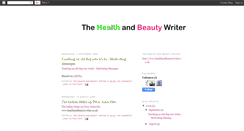 Desktop Screenshot of healthandbeautywriter.blogspot.com