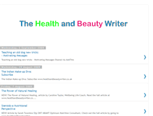 Tablet Screenshot of healthandbeautywriter.blogspot.com