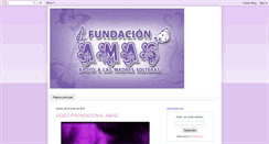 Desktop Screenshot of fundacionamas.blogspot.com