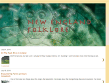 Tablet Screenshot of newenglandfolklore.blogspot.com