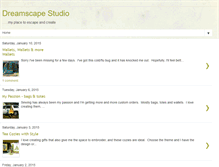 Tablet Screenshot of dreamscapestudio.blogspot.com