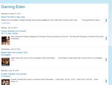 Tablet Screenshot of gamingeden.blogspot.com