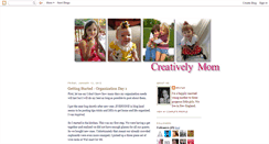 Desktop Screenshot of creativelymom.blogspot.com