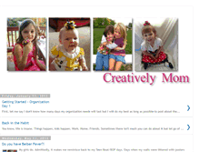 Tablet Screenshot of creativelymom.blogspot.com