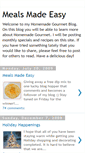 Mobile Screenshot of homemadegourmetmeals.blogspot.com