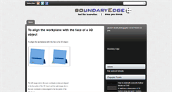 Desktop Screenshot of boundaryedge.blogspot.com