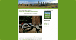 Desktop Screenshot of green-livin.blogspot.com
