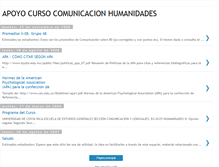 Tablet Screenshot of comunicacionhumanidades.blogspot.com