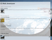Tablet Screenshot of elpetitaventurer.blogspot.com