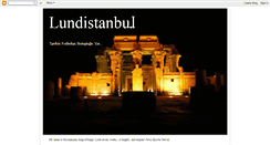 Desktop Screenshot of lundistanbul.blogspot.com