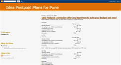 Desktop Screenshot of ideapostpaid.blogspot.com