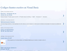 Tablet Screenshot of codigos-visualbasic.blogspot.com