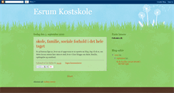 Desktop Screenshot of esrumkostskole.blogspot.com