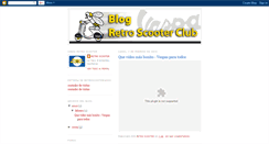 Desktop Screenshot of blogretroscooter.blogspot.com