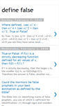 Mobile Screenshot of define-false.blogspot.com