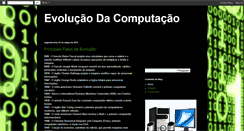 Desktop Screenshot of evolucaocomputacao1.blogspot.com