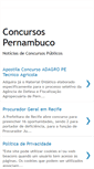 Mobile Screenshot of concursospernambuco.blogspot.com