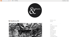 Desktop Screenshot of andculture.blogspot.com