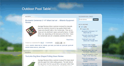 Desktop Screenshot of outdoor-pooltable.blogspot.com