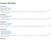 Tablet Screenshot of outdoor-pooltable.blogspot.com